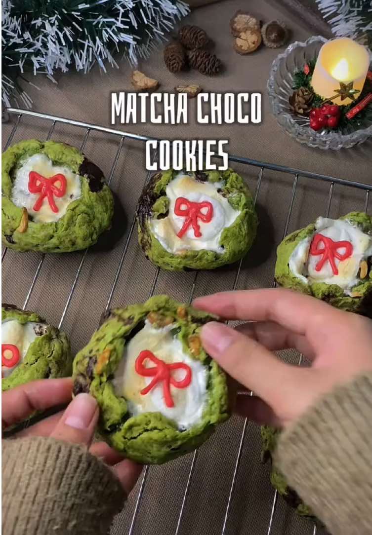 [Abby] New York Cookies 🎀(Vị Matcha) Cần tặng cho bạn gái, chị hoặc mẹ thì tới công chuyện  :))) tui dùng thêm socola đỏ (không có trong set) vẽ nơ nhen 🎀 #abbydolambanh #xh #xuhuong #fyp #LearnOnTikTok #ancungtiktok #newyorkcookie #cookies #setlambanhquy 