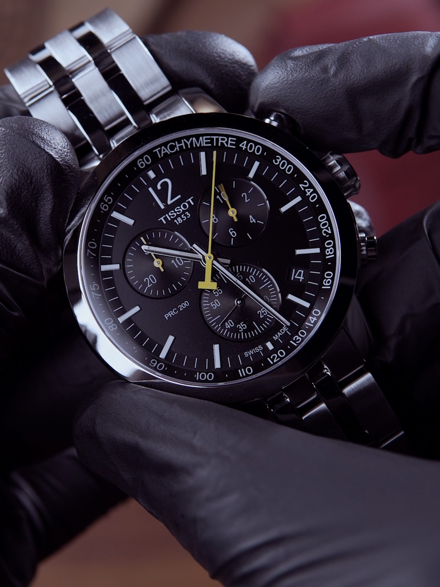 ✨ Tissot PRC 200 Chronograph – T114.417.11.057.00 ✨ Precision meets style with the Tissot PRC 200 Chronograph. Featuring a sleek black dial, stainless steel case, and robust chronograph functionality, this timepiece is crafted for those who demand performance and elegance. 💰 Price: ₨170,620 🔗 Shop Now: iwc.com.pk/product/t1144171105700 ⌚️ Your perfect companion for timeless precision. #TissotWatch #PRC200 #IWCPK #Chronograph #LuxuryWatches #SwissMade #WatchLovers #StainlessSteel #TimelessStyle #PerformanceElegance