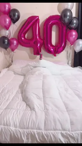 This is 40! 🩷🎉 #rip30s #birthdaygirl #sagittarius #sagittariusseason #thisis40 #40sclub #birthdayinbed #byebye39 