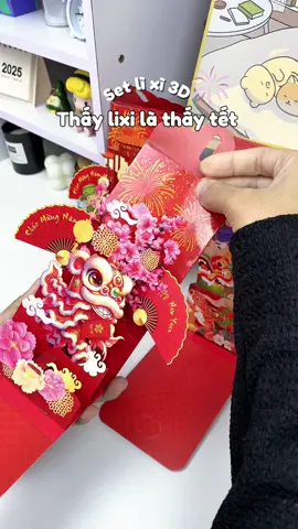 Còn hơn tháng nữa là tết rồi đó nha #lixitet #tet2025 #lixi3d #tet2025♥ #review 