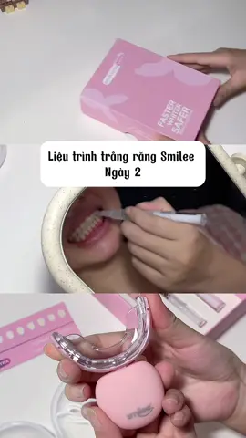 Liệu trình trắng răng trong 7 ngày - ngày 2 #trangrang #trangrangtainha #smileeextra #benhureview #review #reviewlamdep 