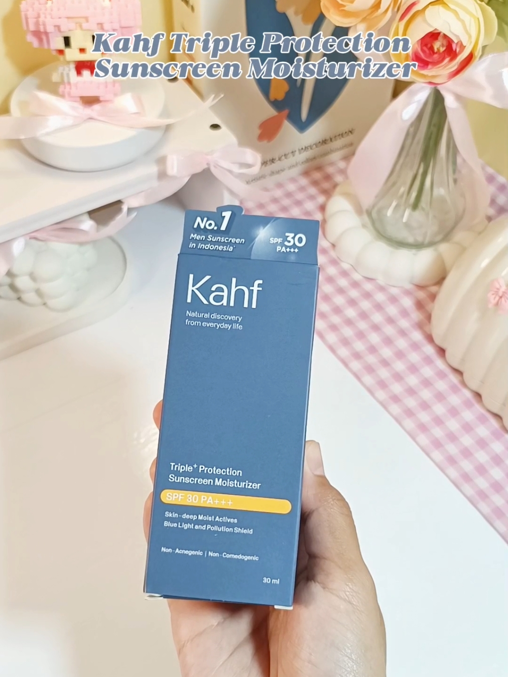 Rekomendasi moisturizer untuk cowok yang udah dilengkapi spf 30 pa+++ dari @Kahf  #kahf #kahfeveryday #kahfbrotherhood #kahfsunscreen #kahfsunscreenmoisturizer #sunscreen #sunscreencowok #skincarecowok #skincaretips #skincarerekomended 