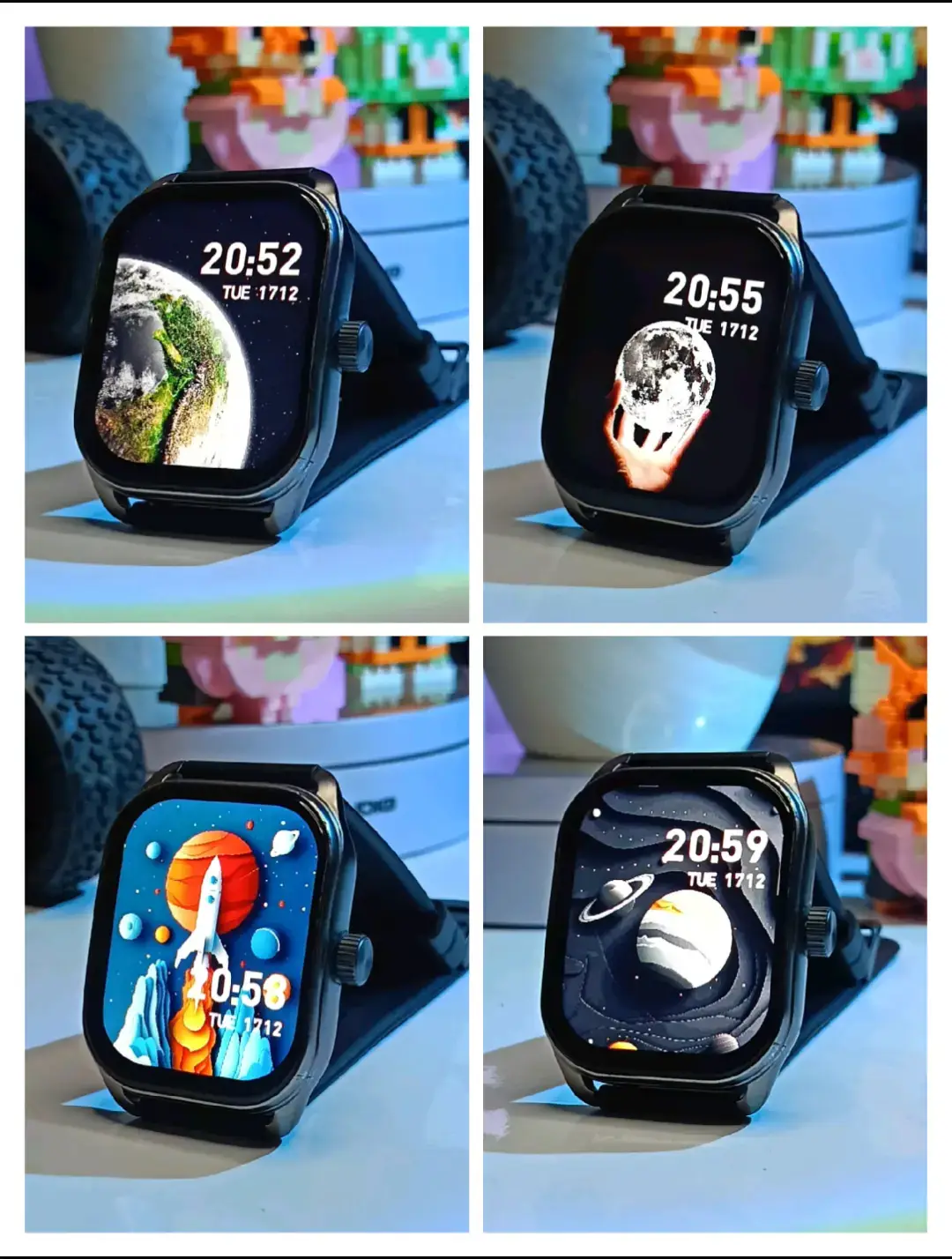 Nih buat yang pingin tampilan smartwatchnya kece bisa pakai wallpaper ini 🔥🔥