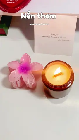 Nến siu thơm luôn 🫧🤓🐻#review #xuhuong #unboxingvideo #unboxing #nenthom 