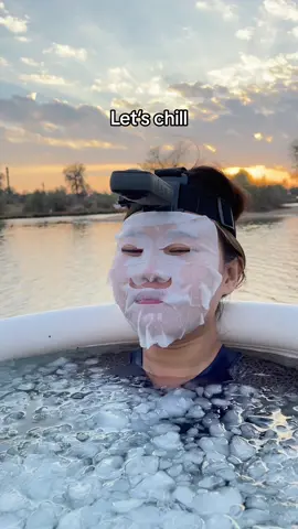 I record this with 360camera, excited for the rsult? And I recently took an ice bath for 15 minutes, and it was the best experience 💪🏻