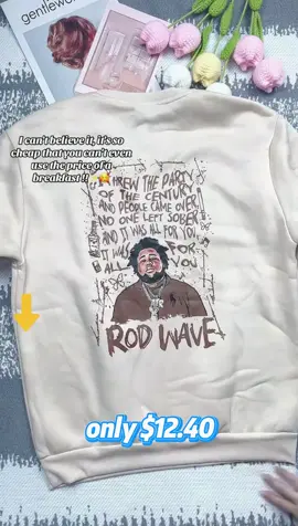 Women's Letter & Figure Print Drop Shoulder Sweatshirt #fyp #tiktokshop