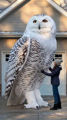 giant owl #giant #owl #aigenerated #bird 