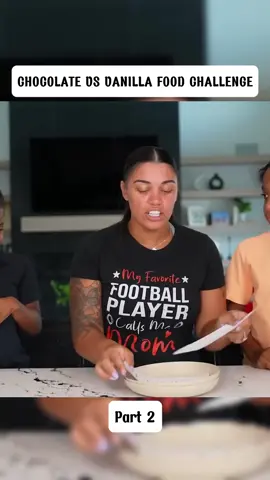 Part 2 CHOCOLATE VS VANILLA FOOD CHALLENGE#theprincefamilyclubhouse #STRANGER #fyp #duets #Skits #Ep #theprincefamily #DJ&Kyrie #virals #fyps
