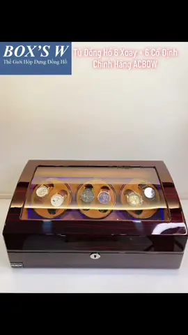 Tủ Hộp Xoay Lên Cót Đồng Hồ Cơ 6 Ngăn Xoay + 7 Ngăn Cố Định Cao Cấp Chính Hãng ACBOW #hopxoaydongho #watchwinder #acbowwatchwinder #acbowwinder #acbow #xuhuong #thinhhanh 