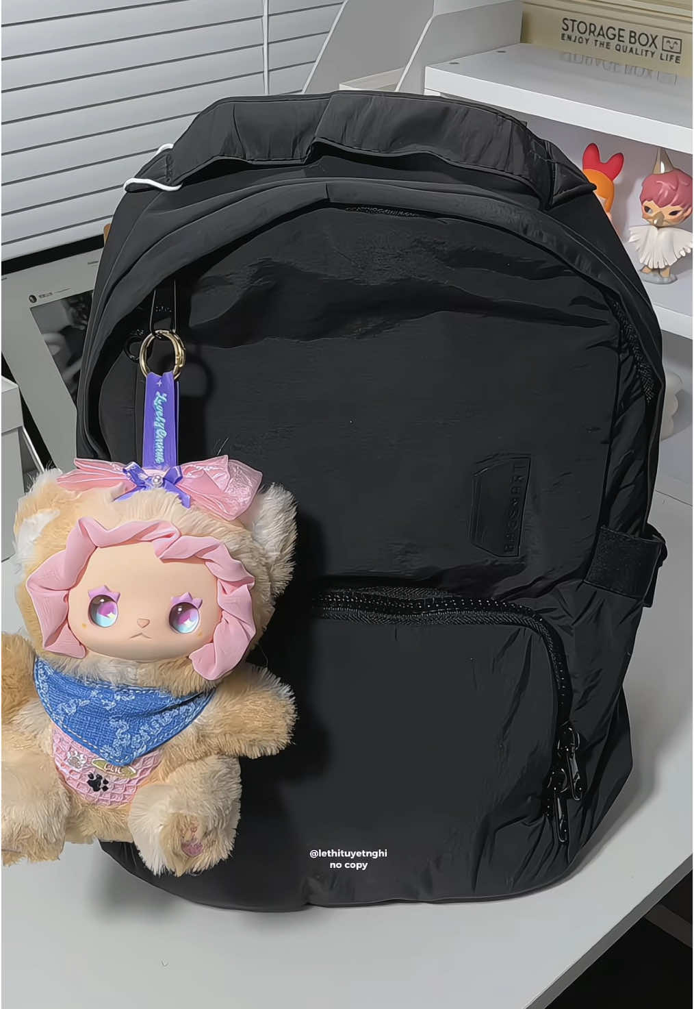 balo xinh bagsmart📓🖤🎱#balo #backpack #unboxingvideo #bagsmart #viral #thoitrang #macdepmoingay #muataitiktokshop #trending 