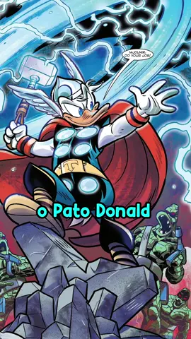 Pato Donald Levanta o Mjolnir! #shorts #patodonald #marvel #thor #quadrinhos 