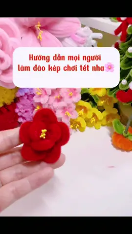 Hướng dẫn làm hoa đào kép từ kẽm nhung trang trí Tết  #xuhuong #viral #kemnhung #hoaemnhung #trangtrinhacua #tết #hoatet #huongdan #handmade #hoadaokemnhung #giadung #huongdanlamhoakemnhung #lamhoa #hoadao #CapCut 