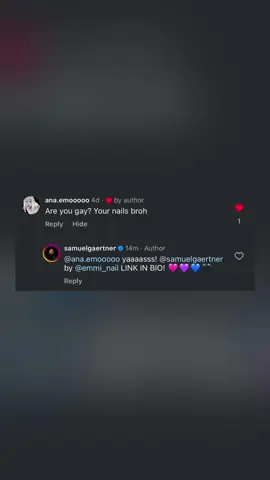 CHECK IT OUT! 🩷💜💙🖤 @emmi-nail 