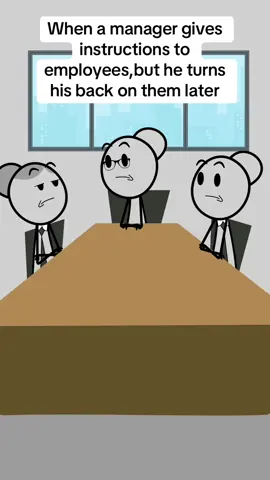 When a manager gives instructions to employees,but he turns his back on them later-Audio credit:@✨️The Real Veronika ✨️ #animation #animationmeme #work #worklife #veronica #manager #managersbelike #corporate #officelife #corporatelife #usa🇺🇸 