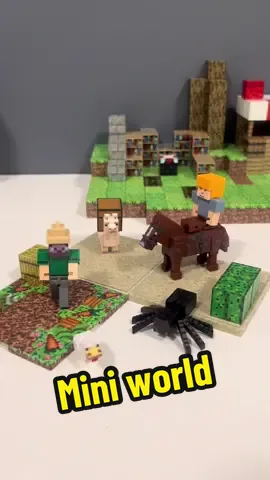 Looks cool! #minecraftinreallife #figurine #Minecraft #minecraftbuilding #asmrvideo #toys #minecraftideas #christmasgift #fypシ 