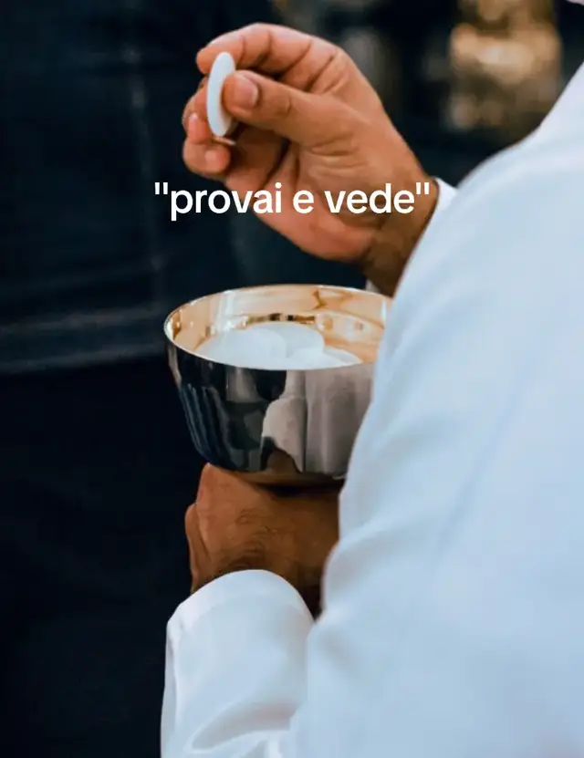 Havia uma menina, criada por freiras em um convento. Desde muito pequena, ela observava com atenção as irmãs durante as missas e ouvia atentamente as catequeses sobre a Santa Eucaristia, quando o padre consagra o pão e o vinho, transformando eles no Corpo e Sangue de Jesus Cristo. Com sua inocência infantil, ela começou a questionar: — Se Jesus está realmente presente na Hóstia Consagrada, como as irmãs ainda estão vivas após recebê-Lo? As freiras ficaram emocionadas com a simplicidade de sua fé e tentaram explicar o mistério da Presença Real de Cristo. A menina, no entanto, manteve em seu coração uma reverência imensa pelo que ouvia. Certo dia, durante a missa, quando o padre estava distribuindo a comunhão, a hóstia consagrada escapou de suas mãos e caiu, pousando diretamente sobre a cabeça da menina, que estava ajoelhada em profunda oração. O sacerdote, percebendo o ocorrido, parou por um momento, sentindo que algo especial estava acontecendo. Ele entendeu aquilo como um sinal divino. — Jesus deseja que ela comungue... Então, o sacerdote deu a Eucaristia à menina. Com devoção e lágrimas nos olhos, ela recebeu o Corpo de Cristo pela primeira vez. Logo após comungar, a menina voltou ao seu lugar, ajoelhou-se para rezar, como sempre fazia. Enquanto ela rezava, sua alma partiu em paz para o céu. A menina morreu ali, diante do altar, ainda ajoelhada e com o rosto sereno. O padre e as freiras ficaram profundamente comovidos, percebendo a santidade e a pureza daquela criança. Para eles, era claro que Jesus a tinha levado consigo como um exemplo de fé e amor puro pela Eucaristia.