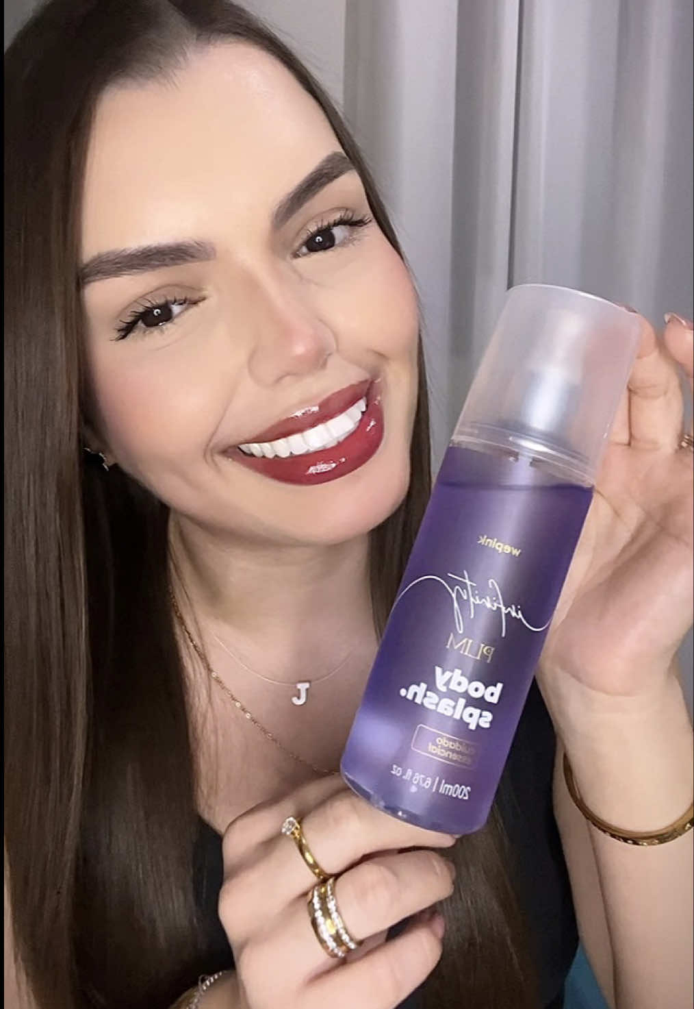 Respondendo a @kamillachaves26 Infinity Plim 💜✨ body splash Wepink . Meu favorito da linha infinity ! Me fala sua opinião ?!👀 @wepink @Samara Pink @Virginia 