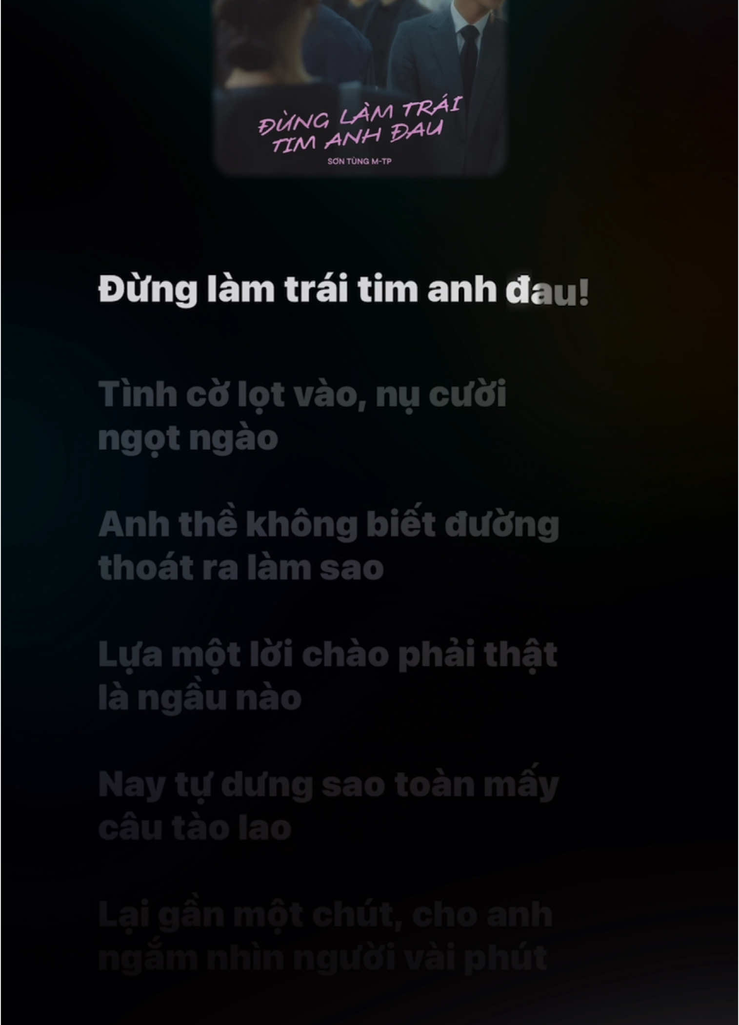 Đừng Làm Trái Tim Anh Đau (Full Song Lyrics) - Sơn Tùng M-TP #vietpop #trendi #lyrics #nhacvietlyrics 