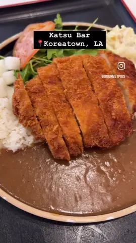 Head to @katsubar3801 in Ktown if you’re a katsu lover. My new fave: the katsu tteokbokki! #katsu #tonkatsu #tteokbokki #porkkatsu #ktownla #katsusando 