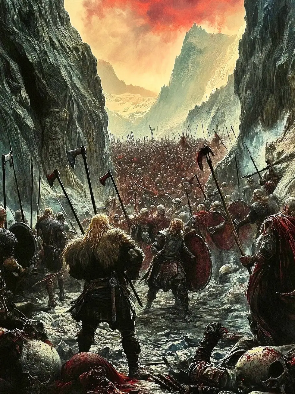 #disturbed #souls #666 #darkfantasy #epicbattle #darkart #fantasyart #horrorart #bloodredsky #fantasyillustration #epicscenes #fyp 