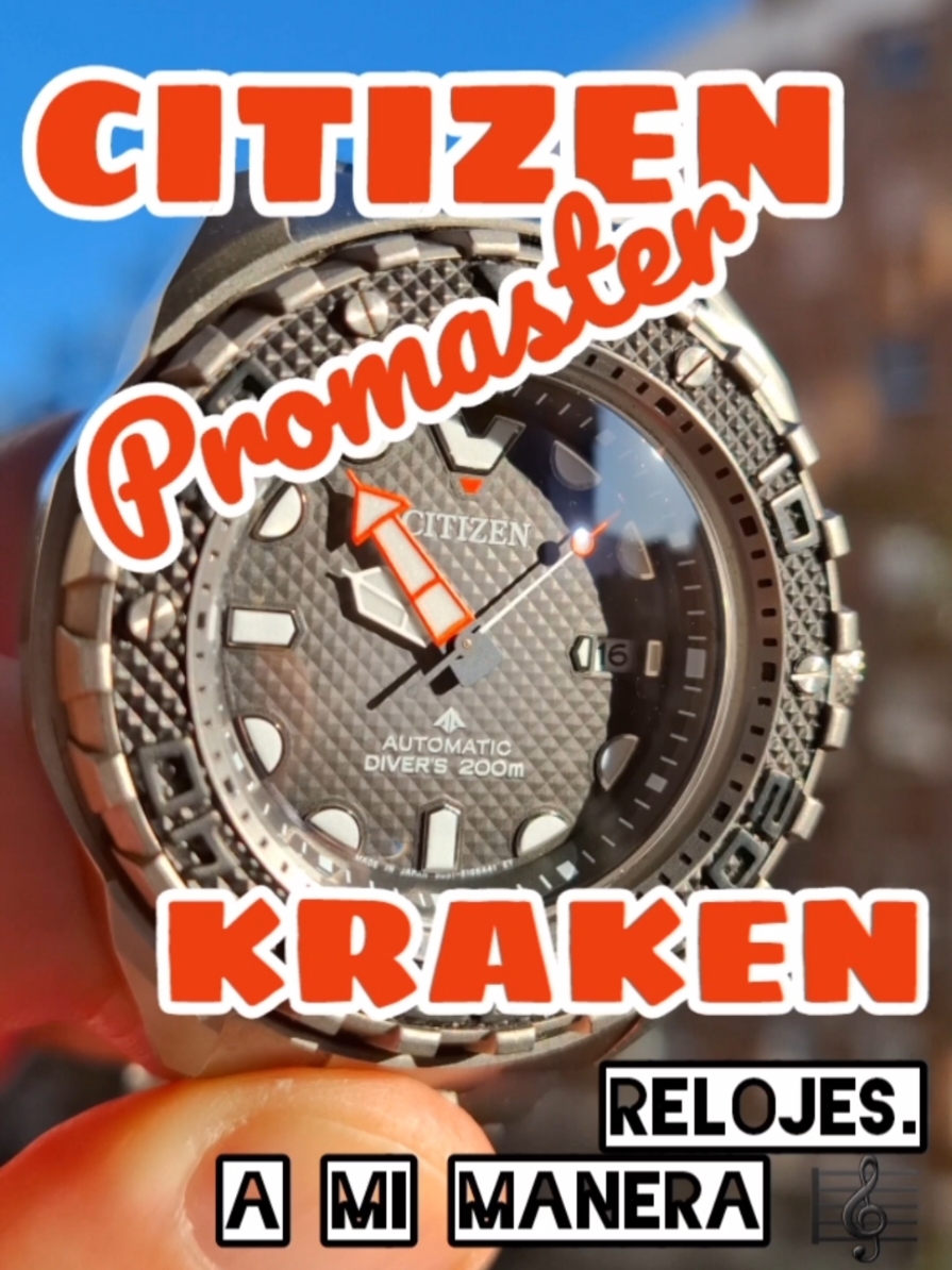 CITIZEN Promaster KRAKEN El bello monstruo de los mares... #relojesamimanera #reloj #watch #relojes #watches #citizen #citizenwatch #citizenwatches #citizenpromaster #promaster #promasterwatch #kraken 