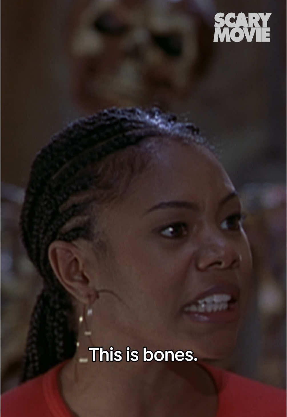 Brenda read that skeleton 😂 #ScaryMovie2 #AvailableonDigital on #AppleTV 