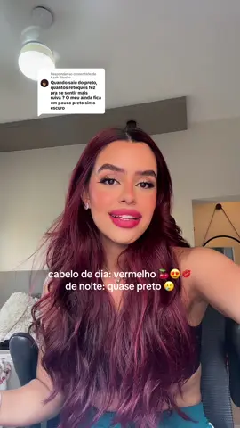Respondendo a @Kaah Ribeiro nos que temos mil cores de cabelo 🙂‍↕️                                                                                     .                                                                 . #cabelovermelho #redhair #marsalahair #cabelos #cherryhair #tendencia2025 #beleza 