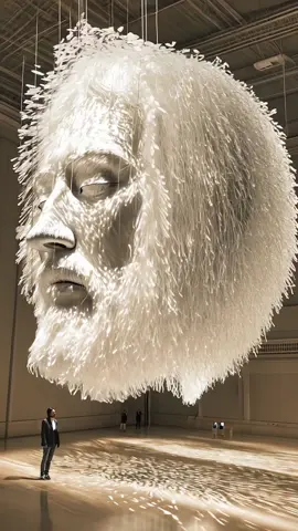 This sculpture of Jesus, made entirely of feathers, is a reminder that His peace and protection surround us. Each feather represents His grace, light, and the love that carries us when we are weak. As the light shines through, His face radiates serenity, reminding us: no matter how heavy our burdens, we are held, we are safe, we are loved. #UnderHisWings #JesusIsPeace #Psalm91 #ChristianArt #LightOfTheWorld #FaithInspiration #GodsGrace #JesusSaves #ChristianTikTok