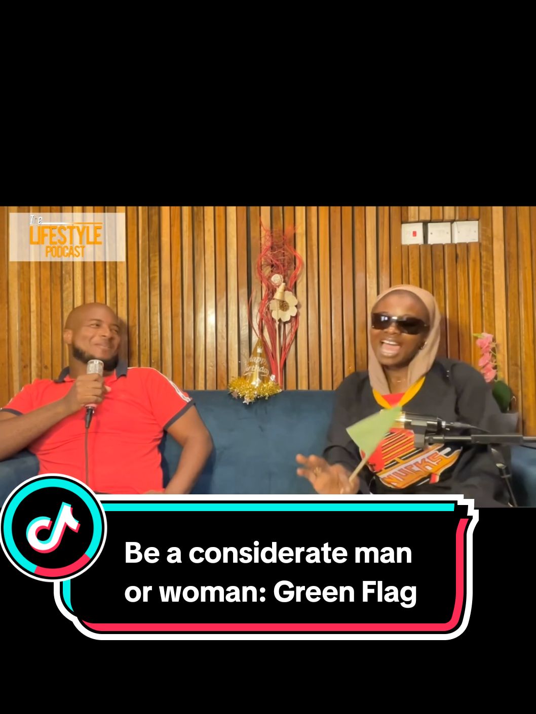 Muyeba says a green flag for her in a man is a considerate man,would you ladies agree? #ghanatiktokers🇬🇭🇬🇭🇬🇭 #ghanatiktok🇬🇭 #redflag #greenflag #blackwomen #redflags #podcasts #datingadvice #considerate #goodman #men #datingtips #datingtipsformen 