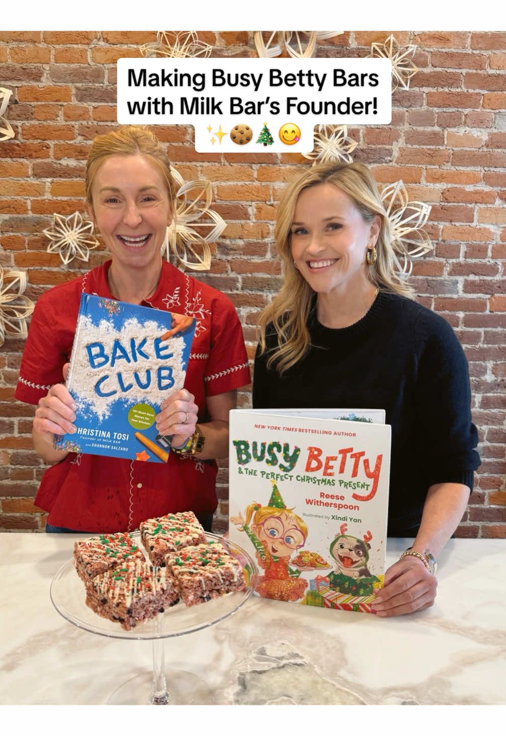 Making Busy Betty Bars with the Master Chef Baker, Christina Tosi! 🍪✨ Wow oh wow was this fun! 🤸‍♀️💞