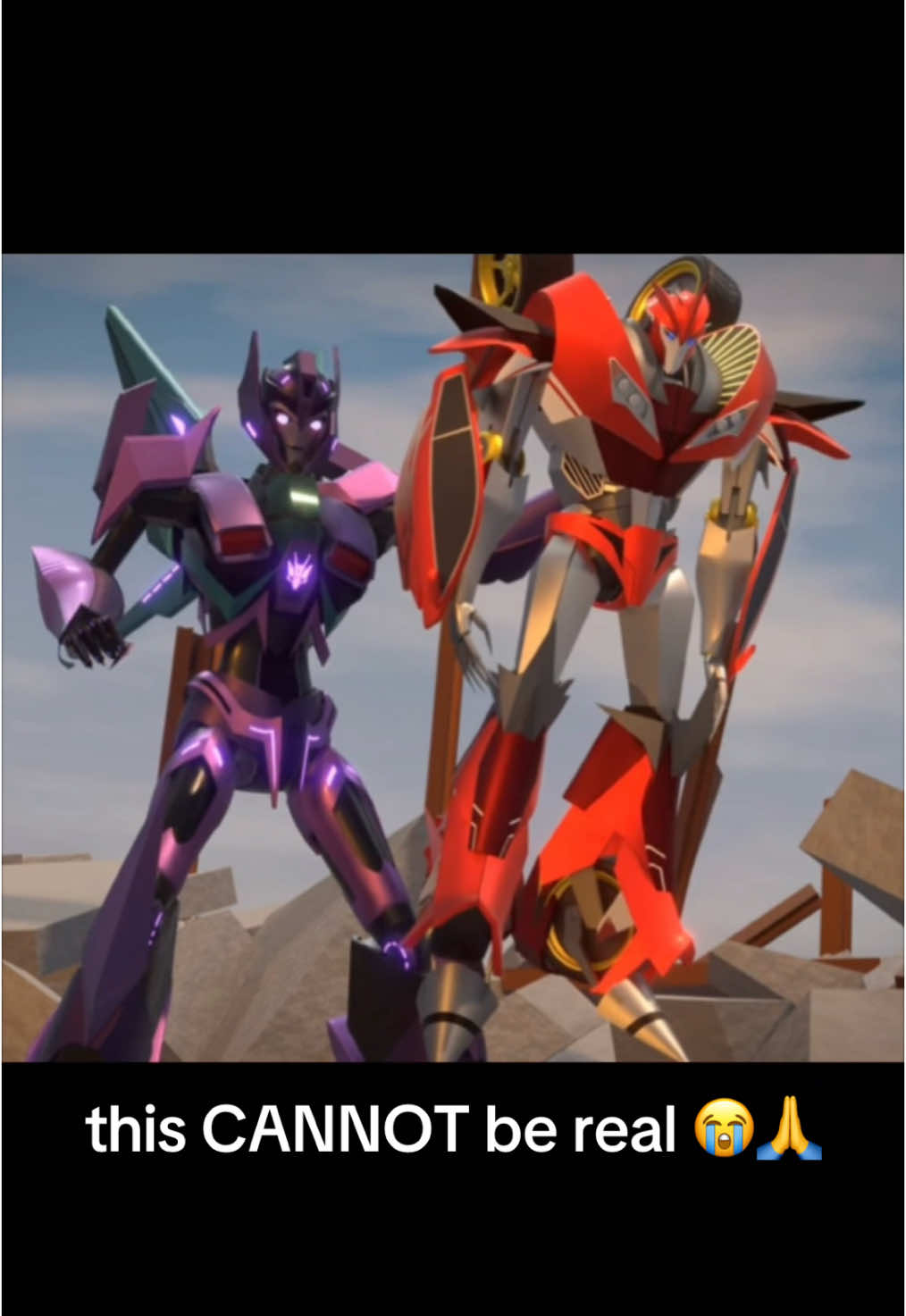 10 years and an 8000$ budget for this 😭🙏#transformers #fyp #ko #knockout #tfp #tfpknockout #galvatronsrevenge #wtf #transformersprime 