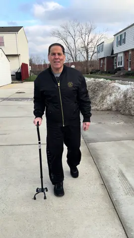 UPDATE #4) WEEK 2 after TOTAL RIGHT KNEE REPLACEMENT on Dec 3rd: So far so good as I’ve graduated from the walker to the quad cane (although I’ll still bring the walker with me on long walks just in case). I’m now cleared to take a shower without wrapping my surgical knee and I got to ditch my compression socks, thank goodness as they were quite uncomfortable at times.  The only meds I’m on as of now is a stool softener twice a day, baby aspirin twice a day and one anti-inflammatory daily. No pain meds since Dec 7th thank goodness!! I do take over the counter Tylenol as needed.  I can bend my knee to 95° and straighten my leg out up to 2°. I have a sneaky suspicion. I’ll need another manual manipulation as was the case after my left knee replacement last year, but we shall see.  All in-house physical therapy is completed and now I start the outpatient physical therapy this Thursday. Still doing my stretching exercises three times a day along with walking around my neighborhood once a day and riding my little incumbent pedal bike machine at my house for 30 minutes a day. Sleeping is still challenging as I ice my knee constantly while trying to sleep on my back. Tylenol PM (over the counter) is helping but I still get up many times throughout the night.  As I’ve always stayed, I couldn’t have this kind of successful recovery without my rock, the love of my life, Josephine Piano who has been instrumental on keeping me sane and focused. This isn’t an easy recovery but Jo makes it as reasonable as humanly possible. THANK YOU SO MUCH Babe!! And of course, THANK YOU ALL so much for your continued well wishes and support!! Nothing is lost on my and I deeply appreciate everyone. I’ll keep you updated as my recovery continues and wishing everybody a very MERRY CHRISTMAS & HAPPY HOLIDAYS!!🦵💥👨‍⚕️🙏❤️🎄🎅👍 #daveliberman #kneereplacement #kneesurgery #totalkneereplacement #2weekspostop #happyholidays
