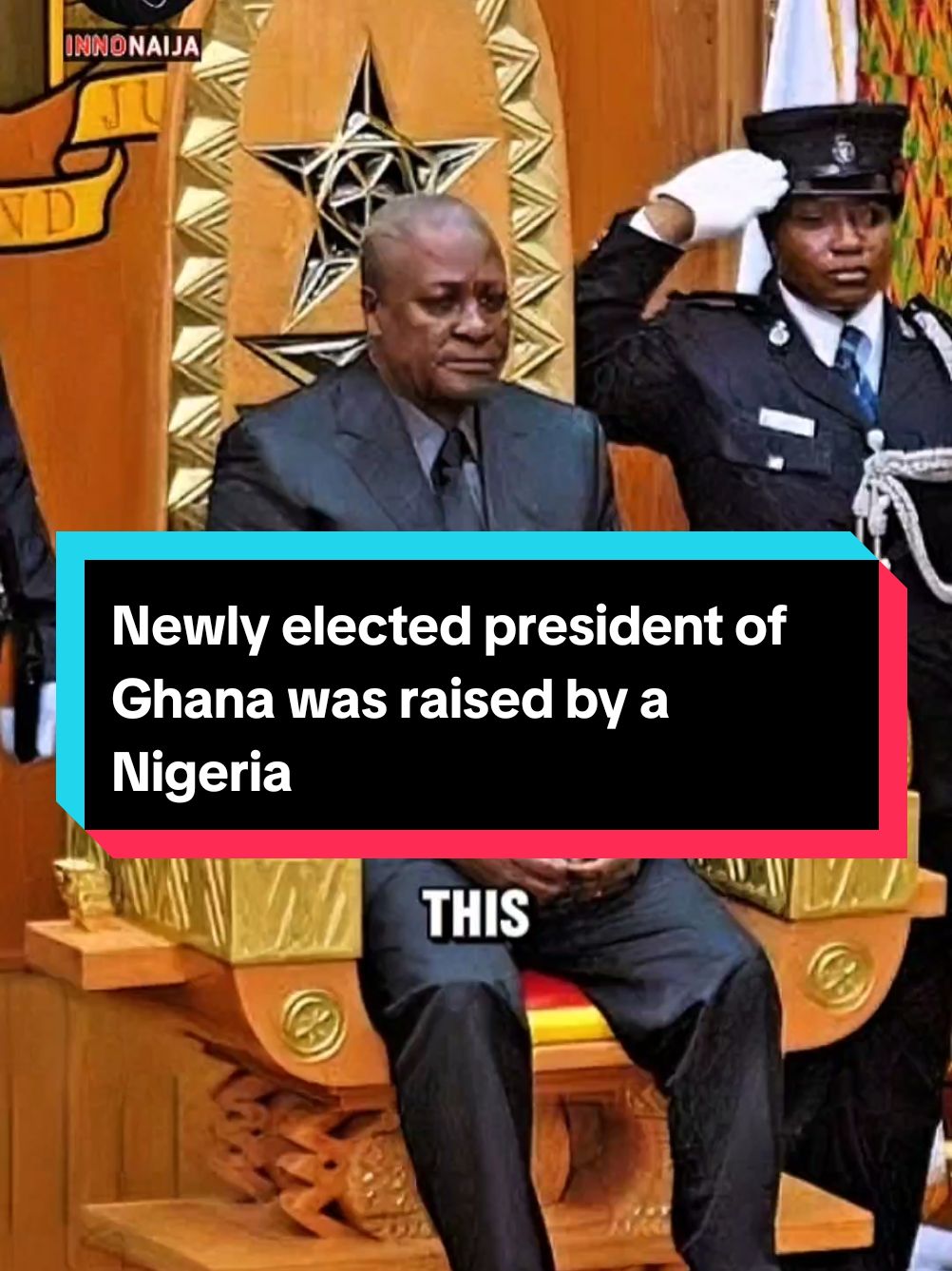 Newly elected president of Ghana was raised by a Nigerian