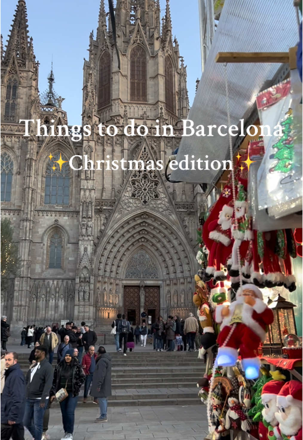 If you’re in Barcelona this December here are my top recommendations to check out! 🎄✨ Let me know if you try any of them 🥰 #barcelona #barcelonacity #barcelonaguide #barcelonaindecember #thingstodoinbarcelona #christmasmarketinbarcelona #christmasmarket #spaintravel 