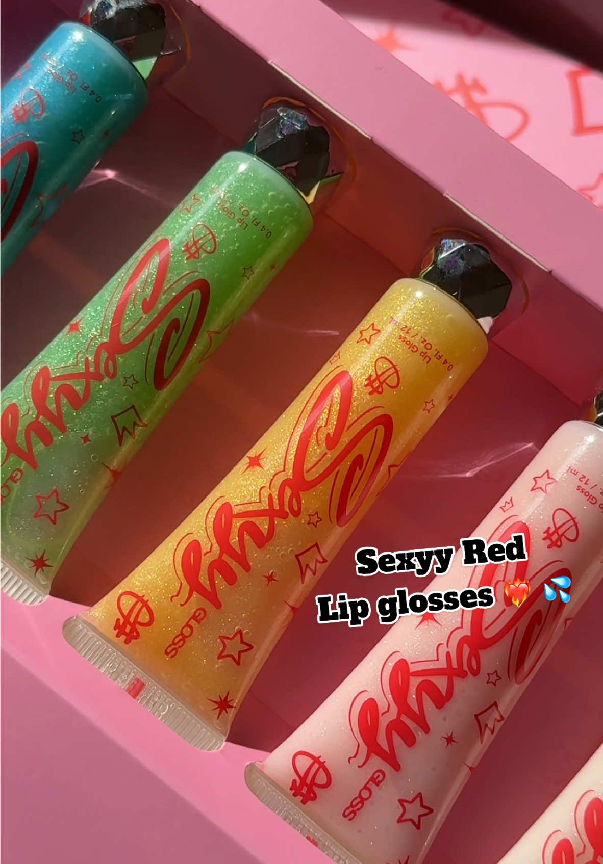 Couldn’t pass on these 🤣💦 i luvv her!!! #sexyyred #sexyygloss #getnorthside #lipgloss #sexyyredlipgloss #fyp #makeup #celebritymakeup #makeupline #lipglossnames #review #makeupreview 