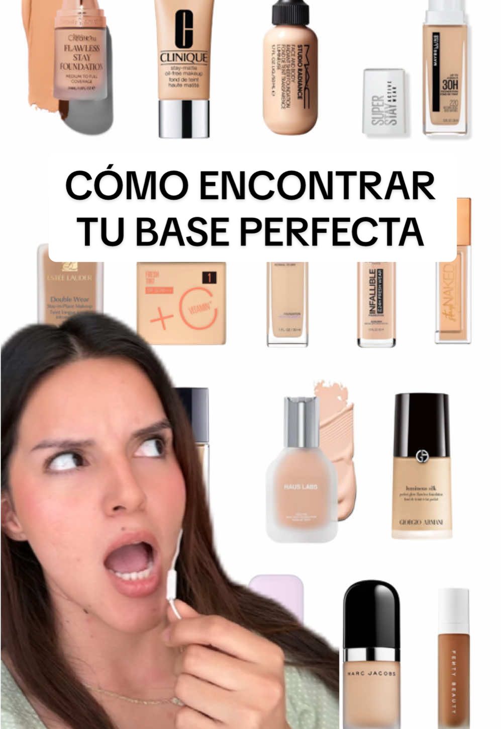 ¿Tu base sigue traicionándote? 🤡  Te enseño a elegir el acabado, la cobertura y el tono perfecto sin fallar. Guárdalo y dile adiós a los fails. ✨  #tipsmaquillaje #elegirbase #basedemaquillaje #aprenderamaquillarme #basecorrecta #mejorbasedemaquillaje 
