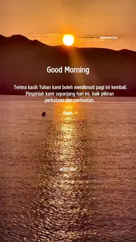Terima kasih Tuhan atas rahmat-Mu bagi kami, kami percayakan seluruh kehidupan kami hanya kepada-Mu.  Amin ya Tuhan..  aku percaya✝️🙏😇 #akupercaya  #motivasikristen  #goodmorning  #godblessyou 