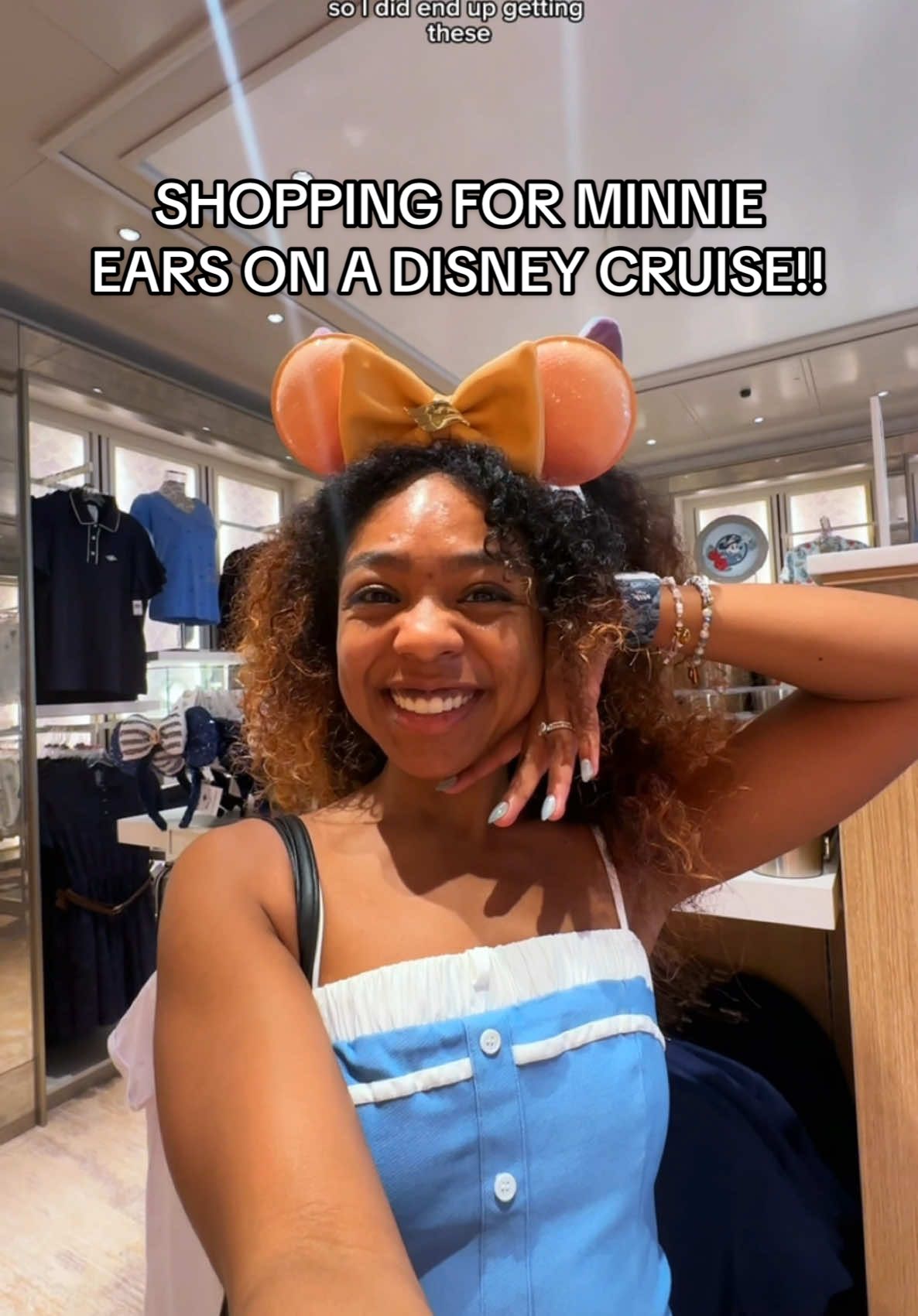 this is why i always leave room in the suitecase LOL @Disney Parks #hosted #disneycruise #disneymerch #disneycruiseline #minnieears #merch 