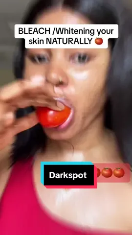 Tomatoes are great natural bleaching agents when used as skincare 'products'... Tomatoes also work as a natural astringent that helps tighten the skin as well as shrink large pores, leaving the skin tight and glowing. Tomatoes also work perfectly to lighten the skin for an even skin tone or to clear dark spots #darkspot #lightening #glowingskin #melsbeauty #glowingbody #facecream #lighteningfacecream #glowingskin #facecreams #darkknuckles #hyperpigmentation #darkthighs #darkknuckles #glowingskin #trending #skincare #skincaretips #skintok #skincarerecommendations #serum #explore #sunscreentip 