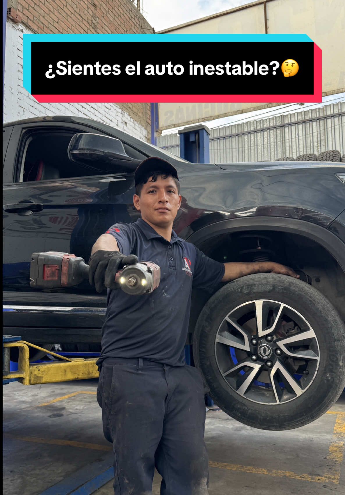 Tu seguridad en las curvas depende de este componente. No lo descuides👨‍🔧🚙 #alineamientopisfil #mecanico #peru🇵🇪 #tallermecanico #autos #carros #suspension #direccion 