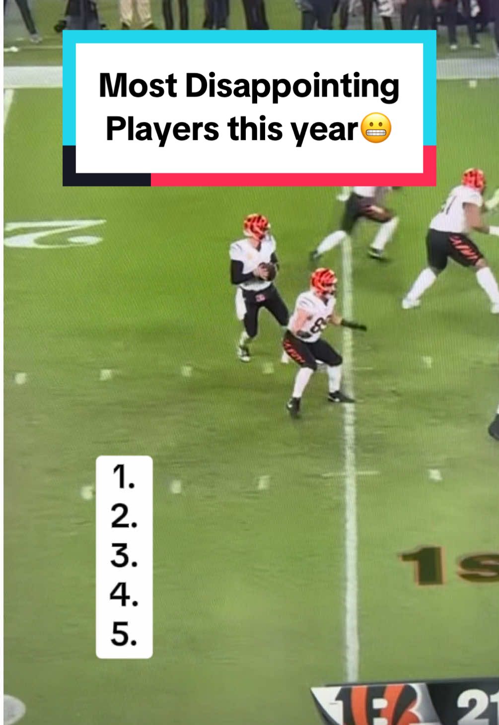 The Most Disappointing Players in Fantasy Football😬🏈 #nfl #nflcontent #nflfootball #fantasyfootball #fantasycontent #disappointing #players #nflconvo