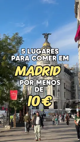 Dica boa é dica barata! #madrid #food #travel #fy #dica 