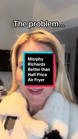 The @morphyrichardsuk air fryer is STILL on this amazing deal at better than half price and will be an extra pair of hands in the kitchen on Christmas Day. #tiktokmademebuyit #airfryer #christmascooking #kitchen #KitchenHacks 