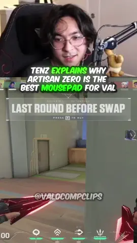 TenZ Explains Why Artisan Zero Is the Best Mousepad For VALORANT 🤫 #Valorant #valorantclips #valorantgaming 