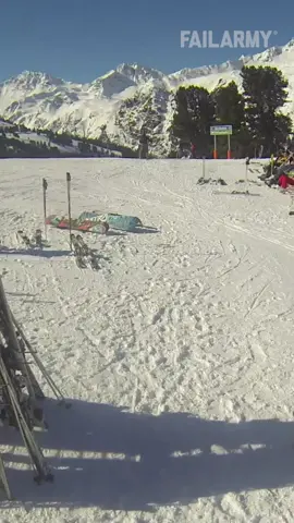 probably shoulda pizza-sliced there 🤣 #ski #skiing #fail