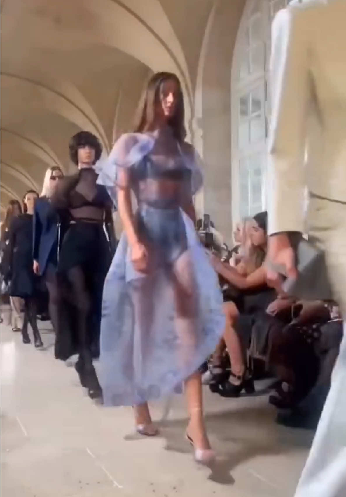 @Victoria Beckham runway collection during paris fashion week!  #fypシ #fashion #trending #paris #fashionista 