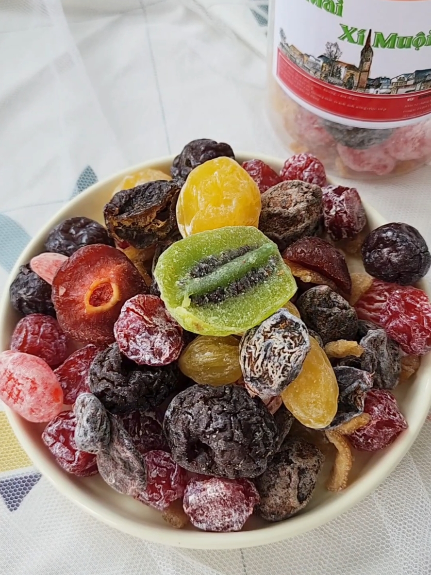 Ô mai phố cổ mix 10 vị chua mặn ngọt #omai #omaiphoco #omaimixv #muttet 