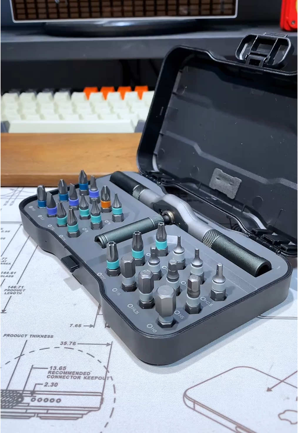 Xiaomi Youpin Bộ dụng cụ tua vít sửa chữa Duka AtuMan RS1 thiết kế đa năng 24 trong 1 ##tovit##duka##dungcu##suachua