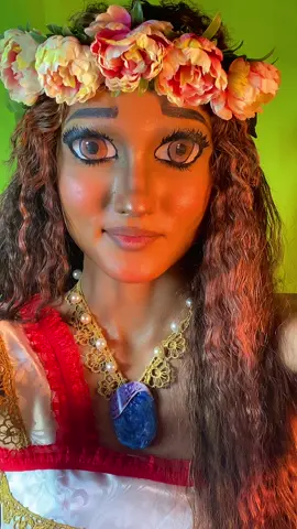 🦋 #moana #makeup #fyp 