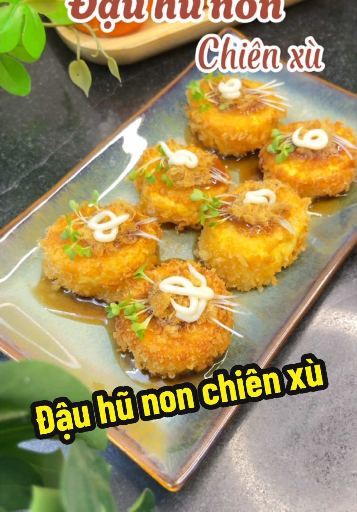Đậu hũ non chiên xù #bepmebond #viral #thinhhanh #anngonnaugon #dauhunon #dauhunonchienxu 